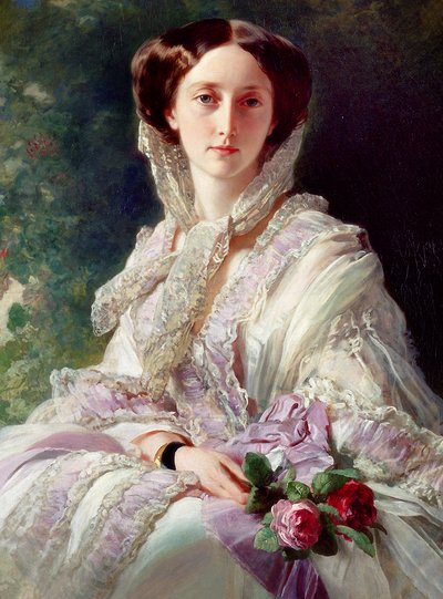 Portrait of Crown Princess Olga of Württemberg by Franz Xaver Winterhalter